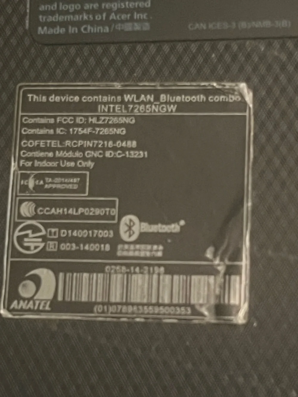 Acer Chromebook Spin 11 C738T-C8Q2 Touchscreen 2-in-1 Laptop w/ Charger & Case